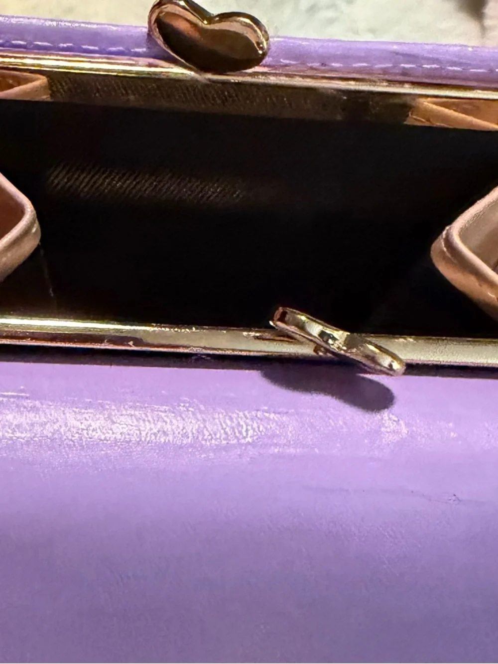 Lavender Bow Chain Shoulder Bag - Unbranded - Picture 9 of 12